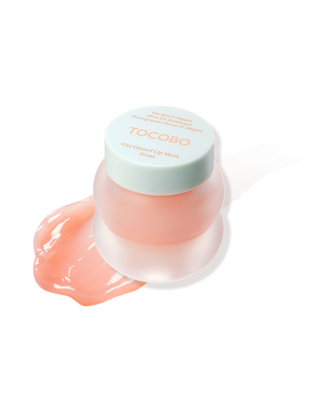 Tarro de TOCOBO Vita Glazed Lip Mask con textura de bálsamo
